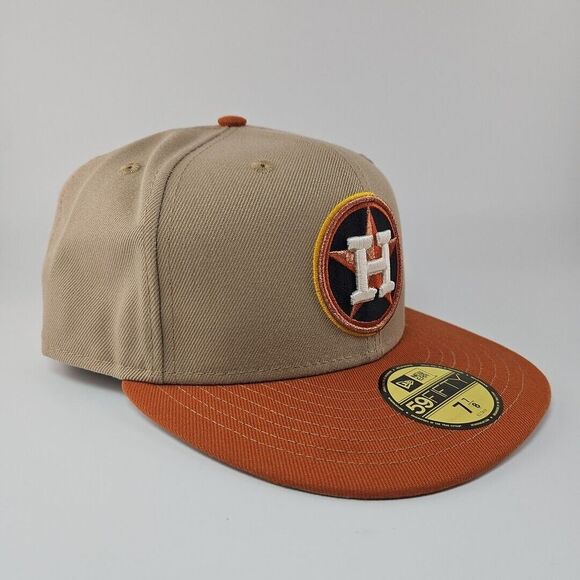 New Era 59Fifty Houston Astros Fitted Hat Men's Size 7 7/8 New - Picture 2 of 5